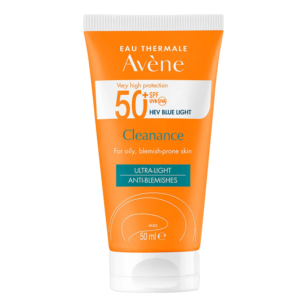 Avene Cleanance Fluido solar FPS50+ Para Piel Grasa Con Imperfecciones 50Ml