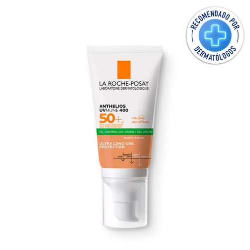 La Roche-Posay Anthelios Gel Crema Toque Seco Con Color FPS-50 50ml