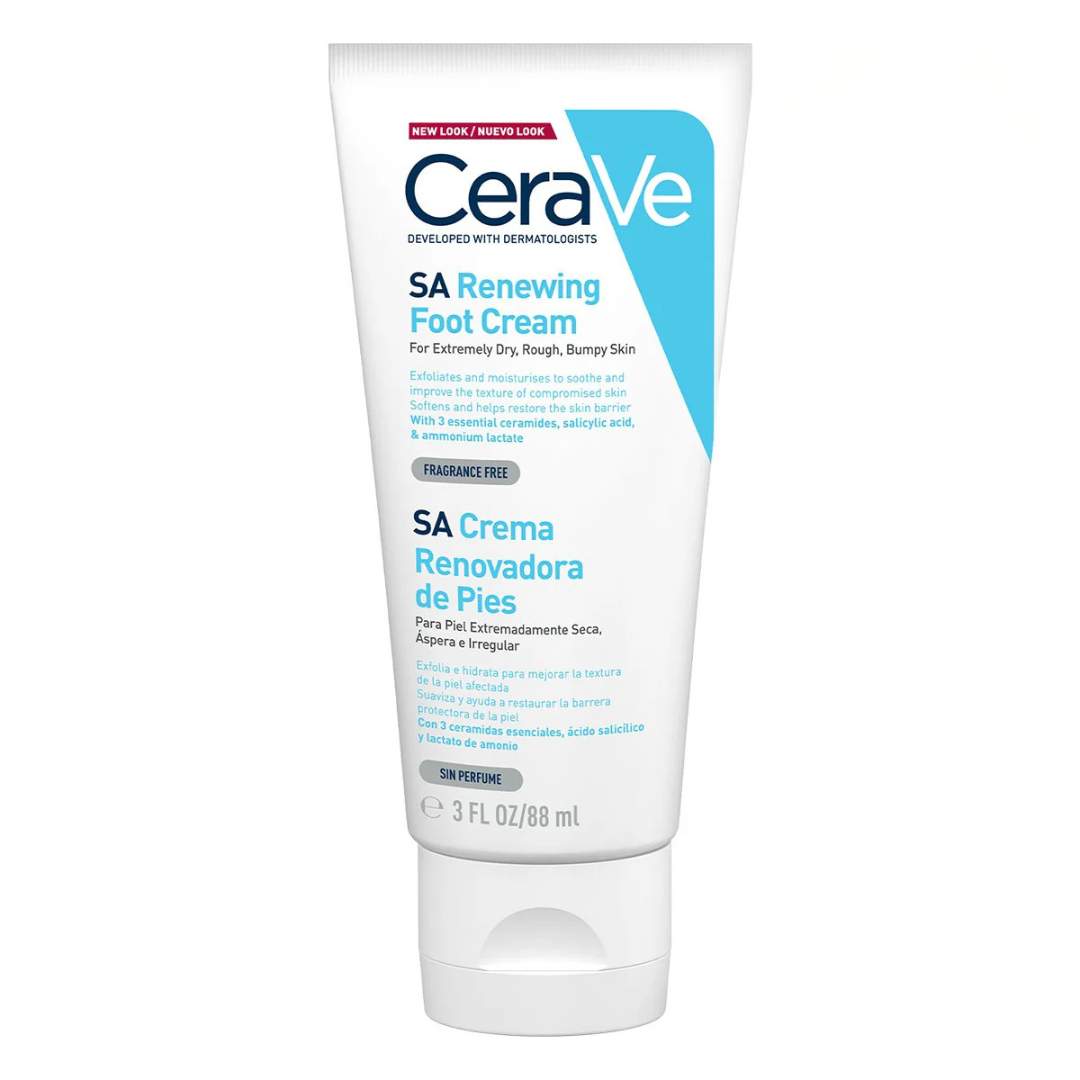 Cerave Sa Crema Renovadora De Pies 3Oz / 88Ml
