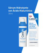 Cerave  Sérum Hidratante Con Ácido Hialurónico Sin Fragancia 30Ml