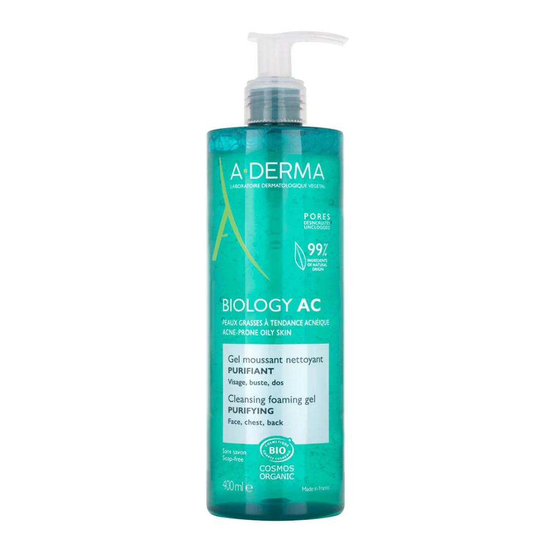 Aderma Biology AC Gel espumoso para piel grasa 400 ml