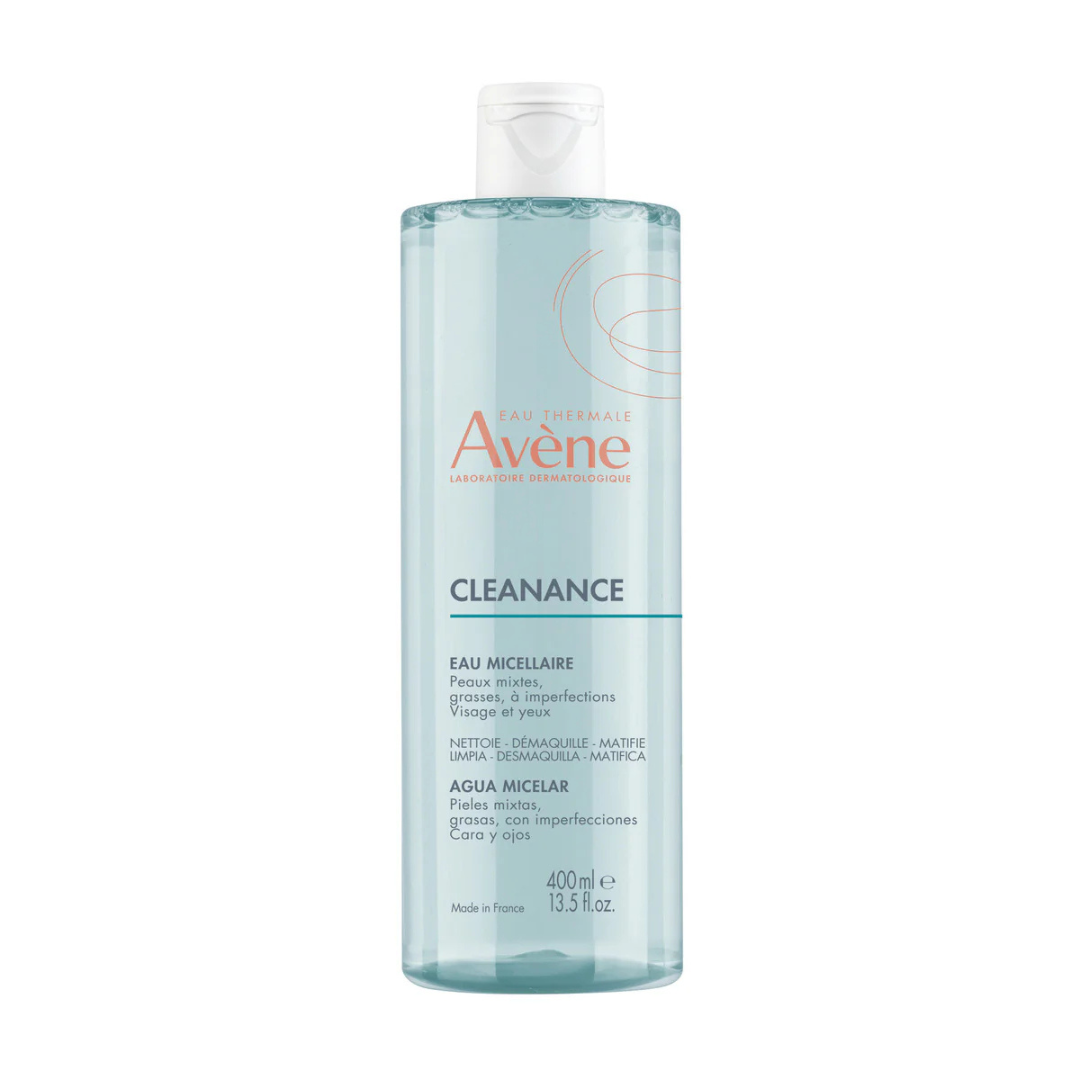 Avene Cleanance Loción Micelar Para Piel Grasa Reduce Sebo y Brillo 400Ml