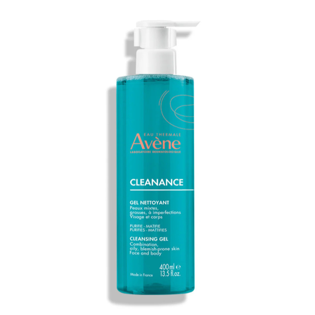 Avene Cleanance Gel limpiador Para Piel Sensible Con Tendencia Acneica 400Ml