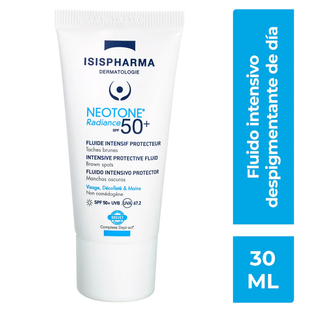 Isispharma Neotone Radiance SPF50+ Tinte Medio 30ml - Diebe Pharma