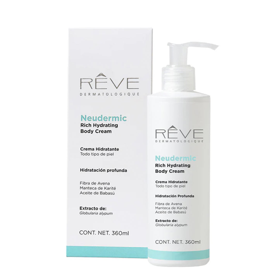 Reve Neudermic Rich Hydrating Body Cream 360ml - Diebe Pharma