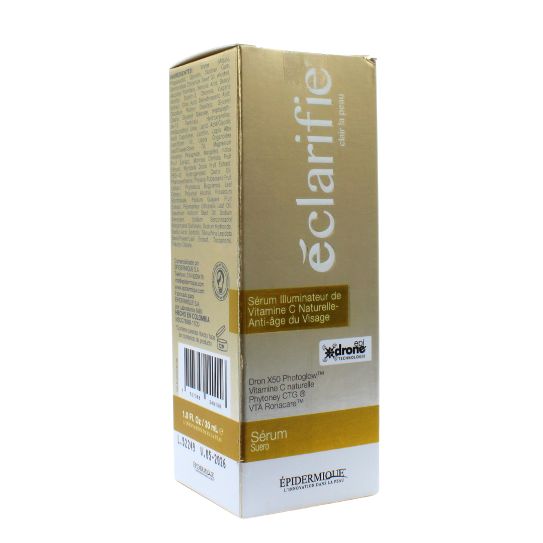 Epidermique Éclarifie Suero Iluminador de Vit C Natural 30ml - Diebe Pharma