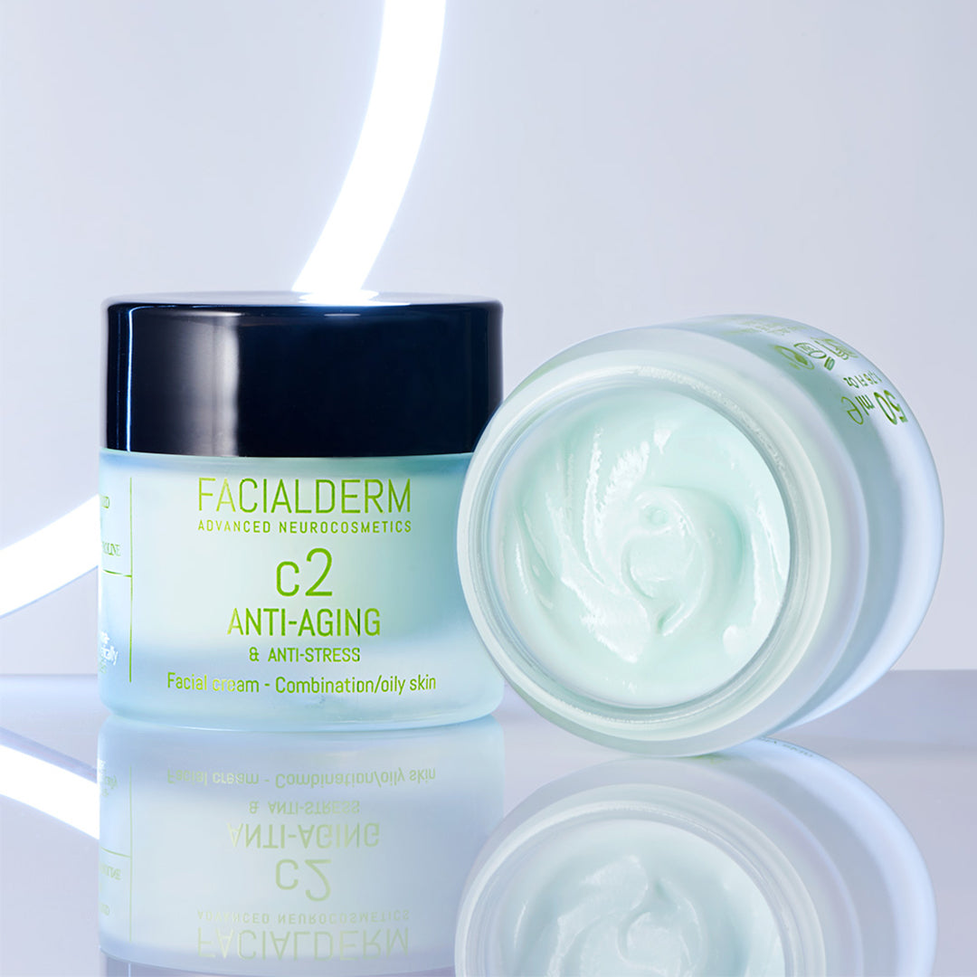 Facialderm Crema C2 Antiedad y Antiestrés - Piel Mixta-Grasa 50ml - Diebe Pharma