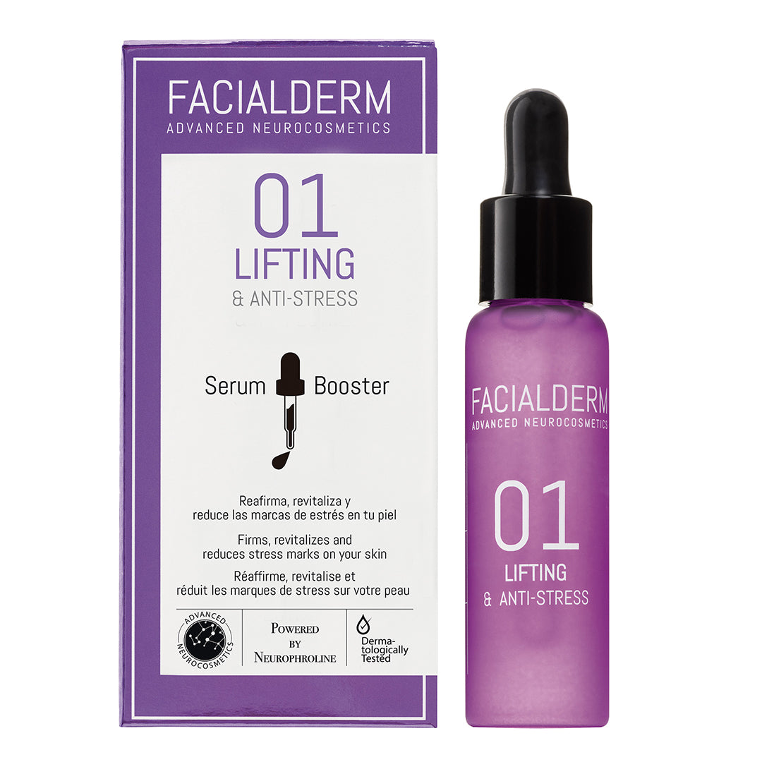 Facialderm Serum Booster 01 Lifting y Antiestrés 30ml - Diebe Pharma