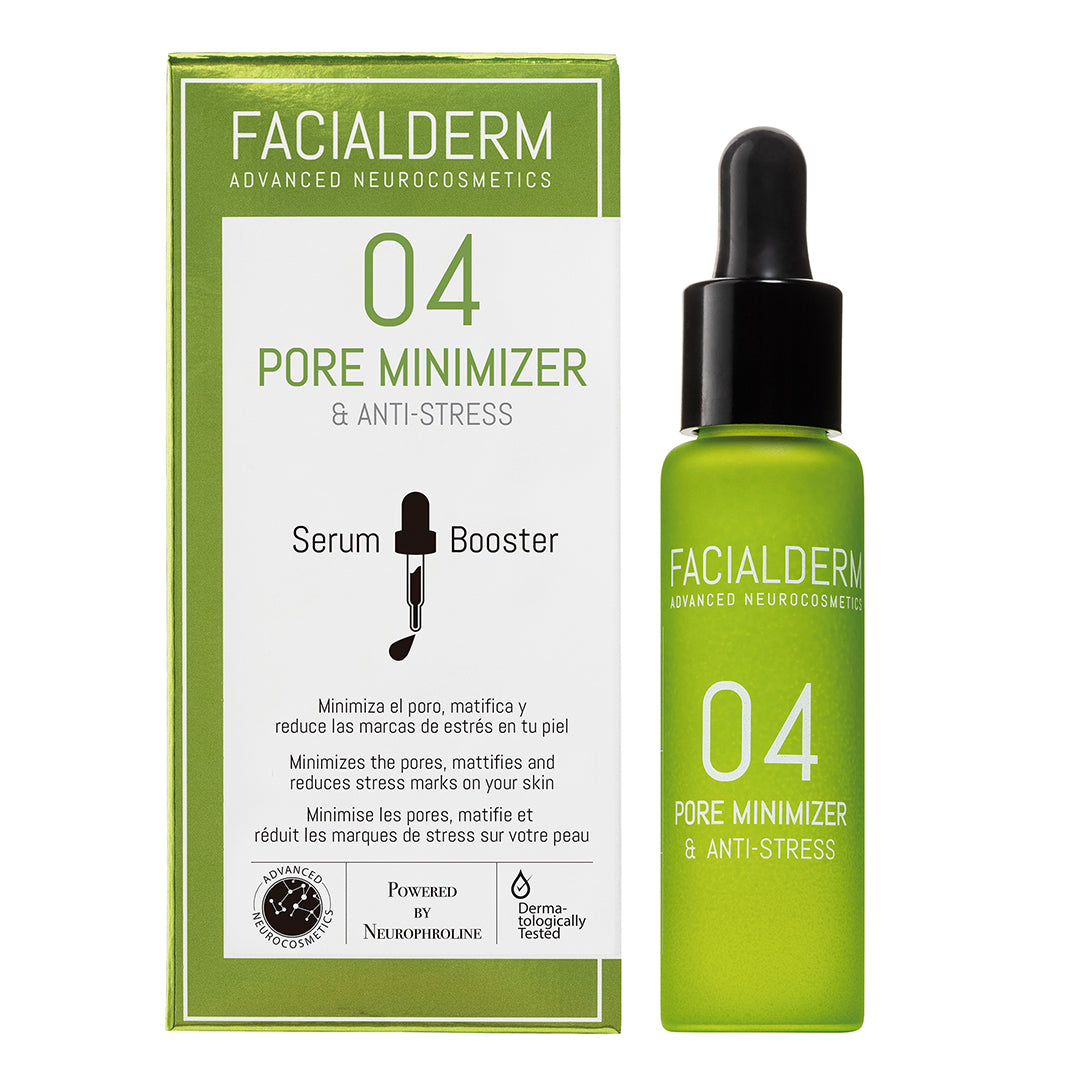 Facialderm Sérum Booster 04 Reductor de Poros y Antiestrés 30ml - Diebe Pharma