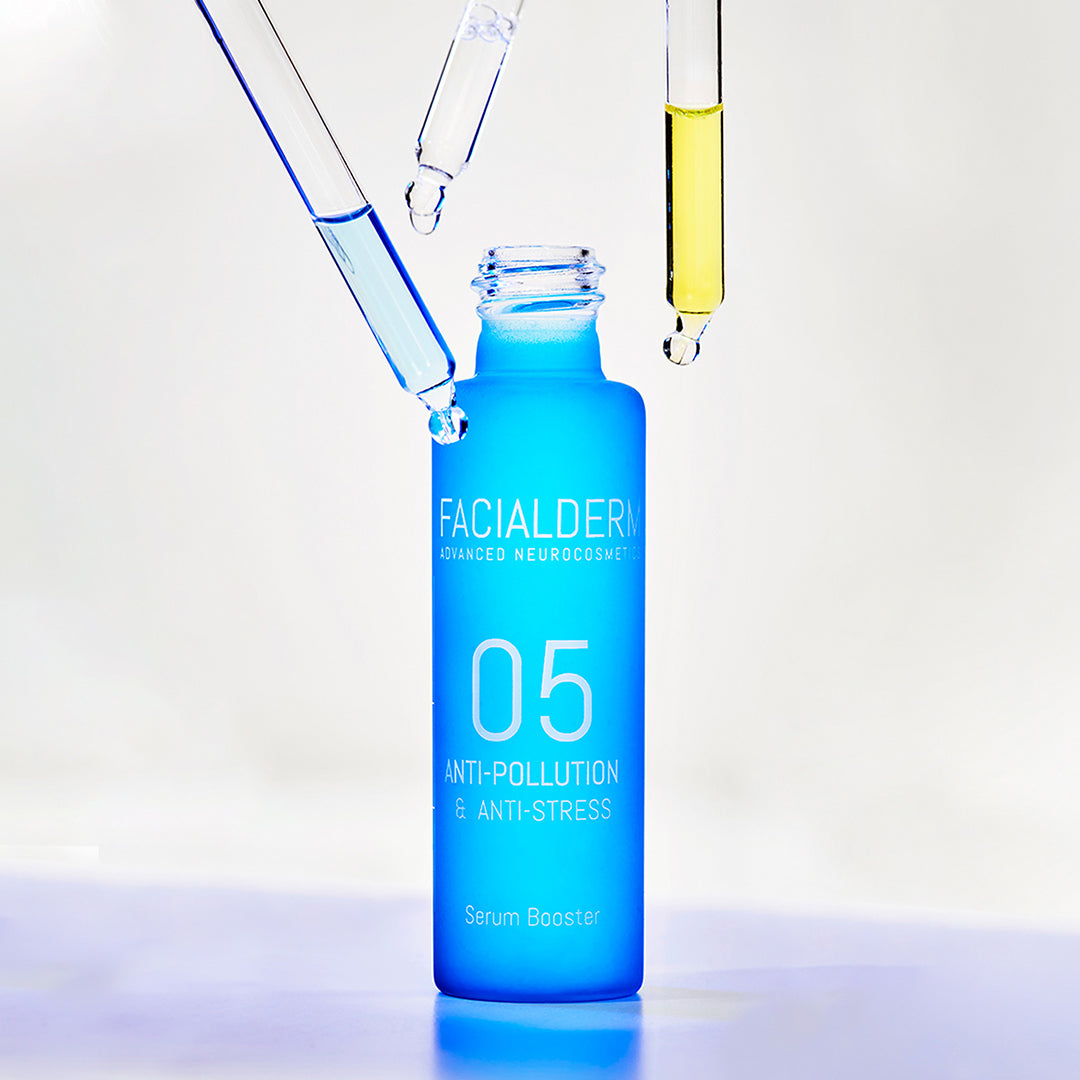 Facialderm Sérum Booster 05 Antipolución, Anti Luz Azul y Antiestrés 30ml - Diebe Pharma