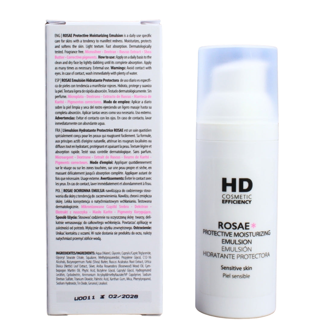 HD Cosmetic Efficiency ROSAE* Emulsión Hidratante Protectora 50ml - Diebe Pharma