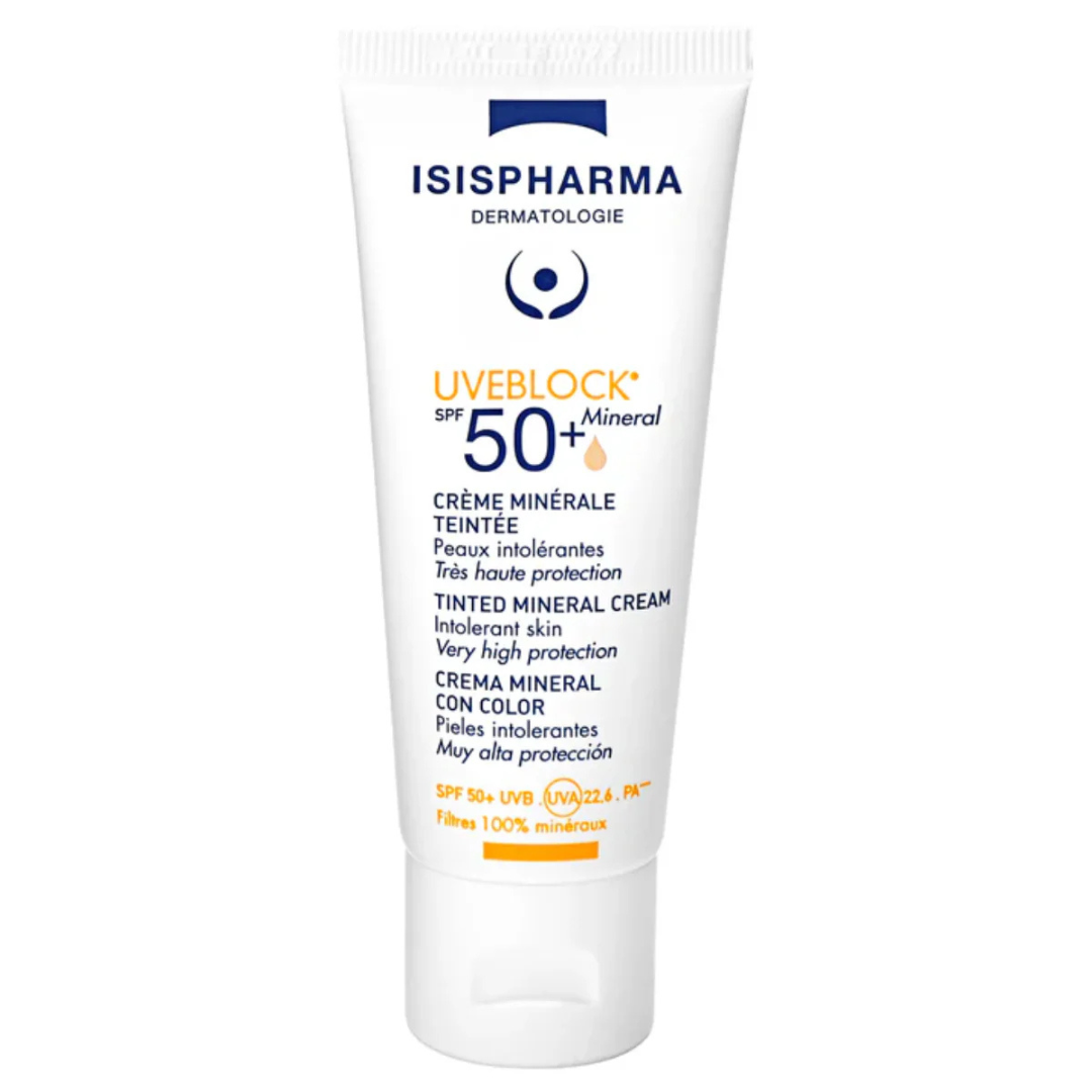 Isispharma Uveblock Fps 50+ Mineral Con Color 40ml - Diebe Pharma