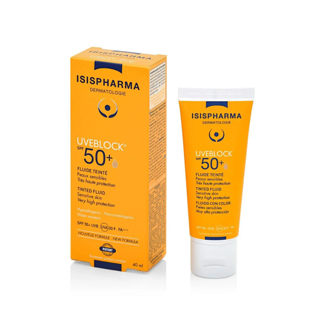 Isispharma Uveblock SPF 50+ Medium 40 ml - Diebe Pharma