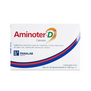 Panalab Aminoter D Suplemento Anticaída De Cabello Vitamina D 30cap - Diebe Pharma