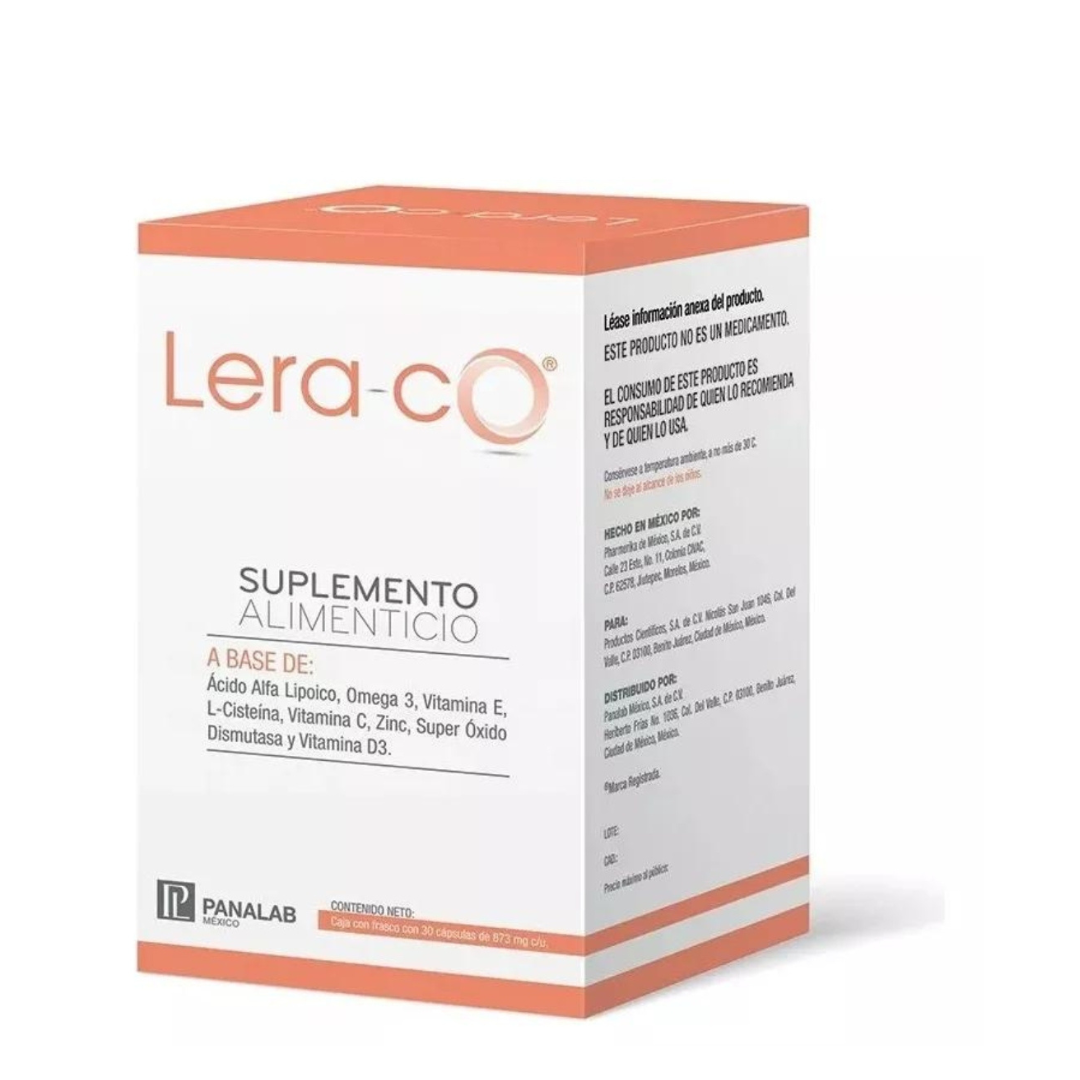 Panalab Lera Co Suplemento Ácido Lipólico Omega3 Vit E 30 Cápsulas - Diebe Pharma