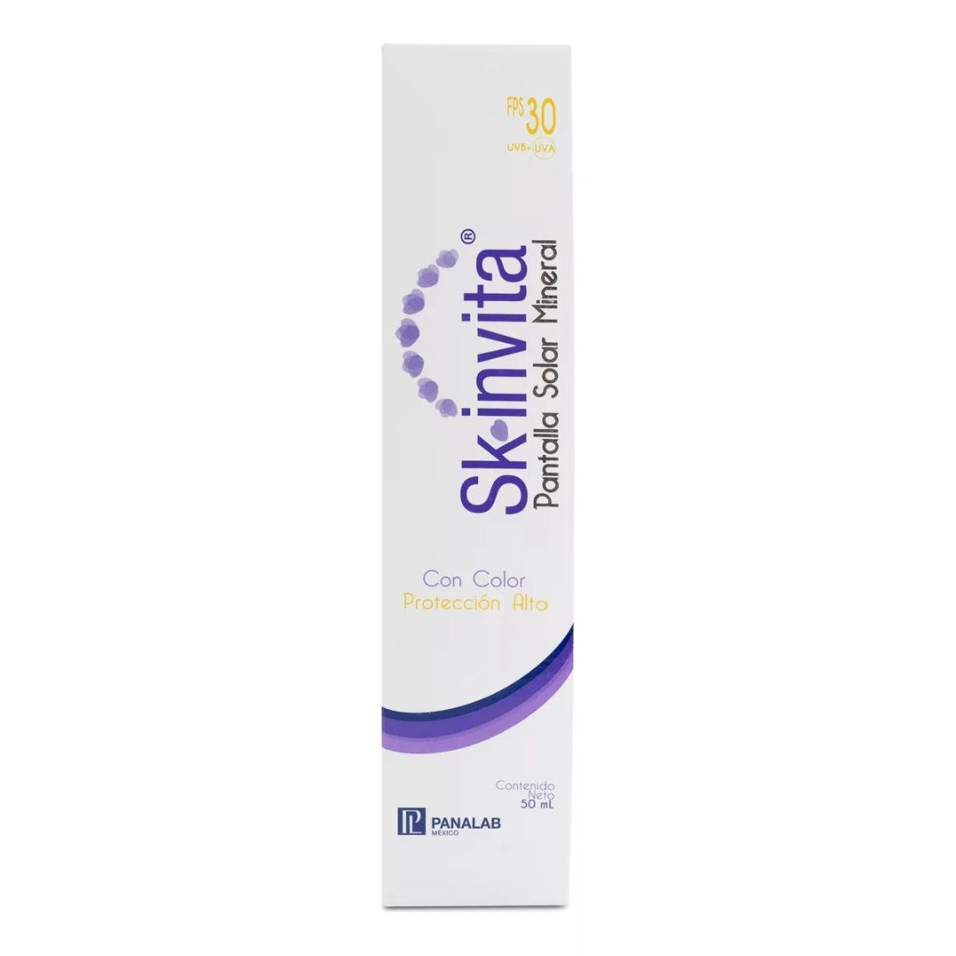 Panalab Skinvita Protector Solar Mineral Fotoprotección Con Color 30FPS 50ml - Diebe Pharma