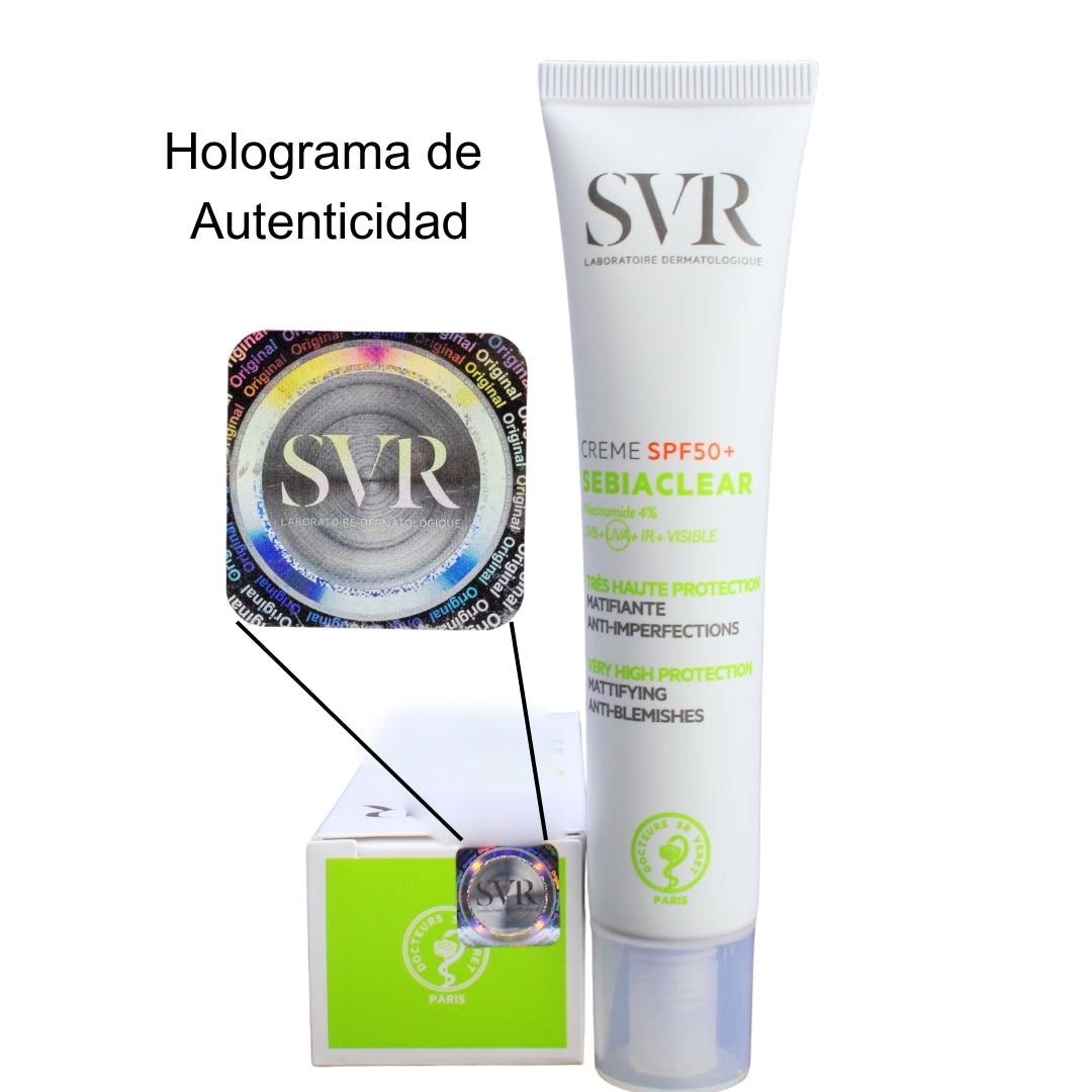 SVR SEBIACLEAR Creme SPF 50+ - 40ml - Diebe Pharma