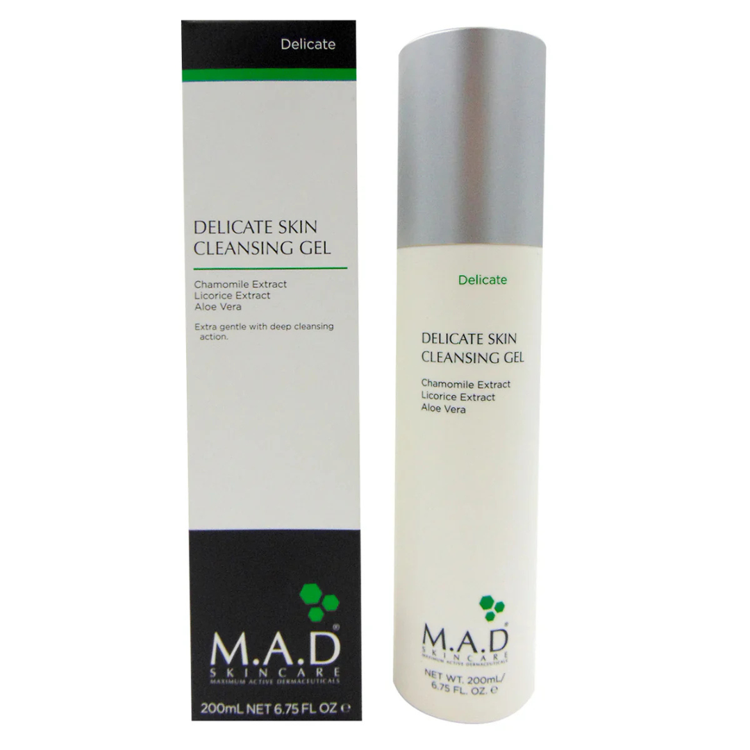 M.A.D. Delicate Skin Cleansing Gel 200ml - Diebe Pharma