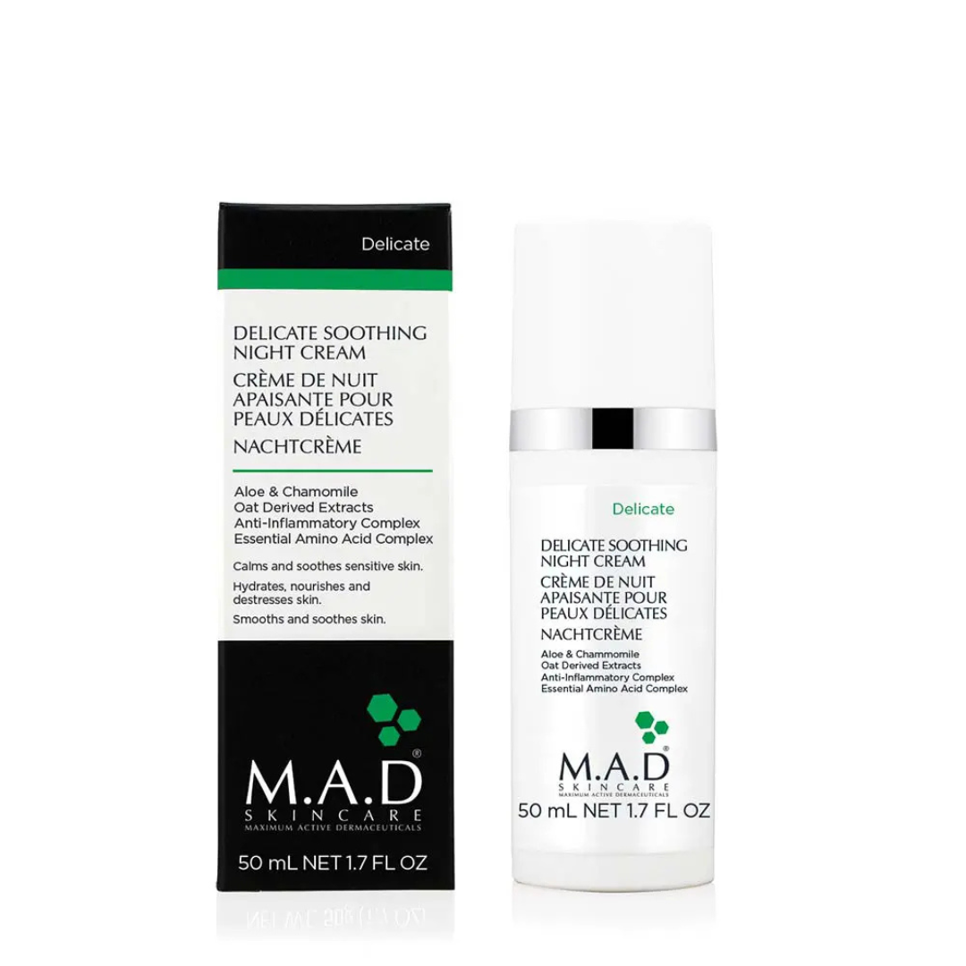 M.A.D. Delicate Soothing Night Cream 50ml - Diebe Pharma