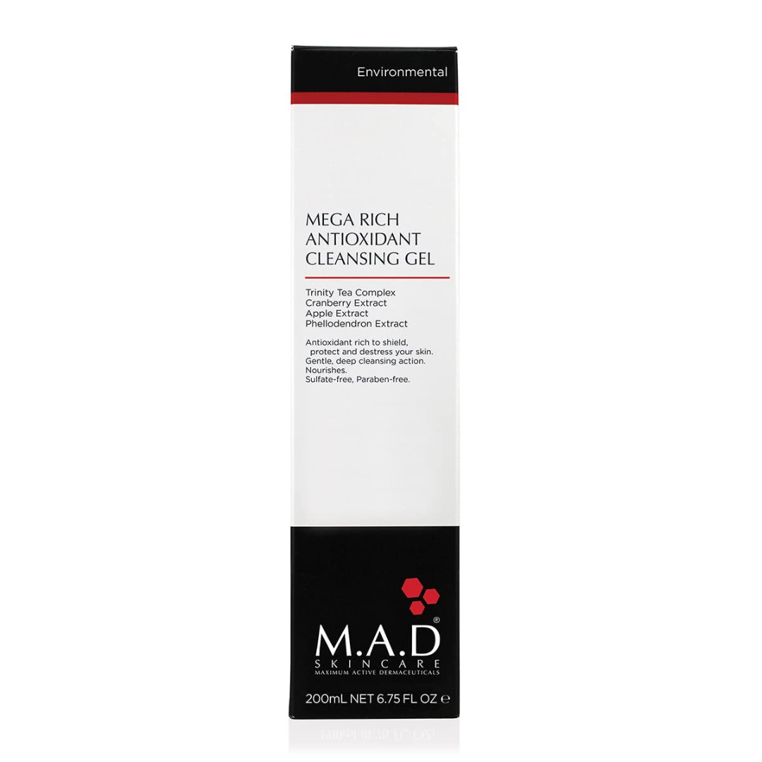 M.A.D. Mega Rich Antioxidant Cleansing Gel 200ml - Diebe Pharma