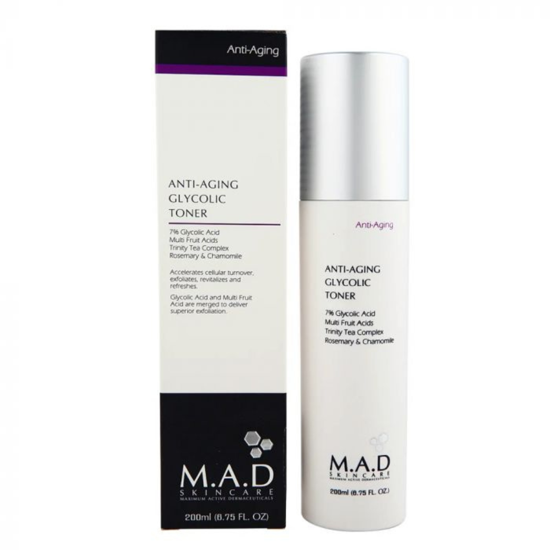 M.A.D. Anti-Aging Glycolic Toner 200ml - Diebe Pharma